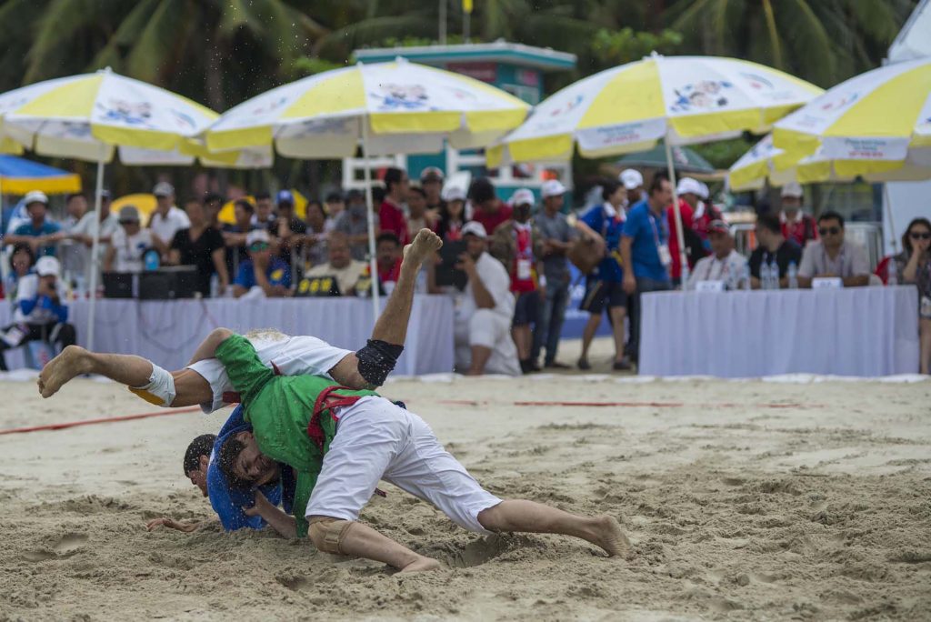 Beach Wrestling