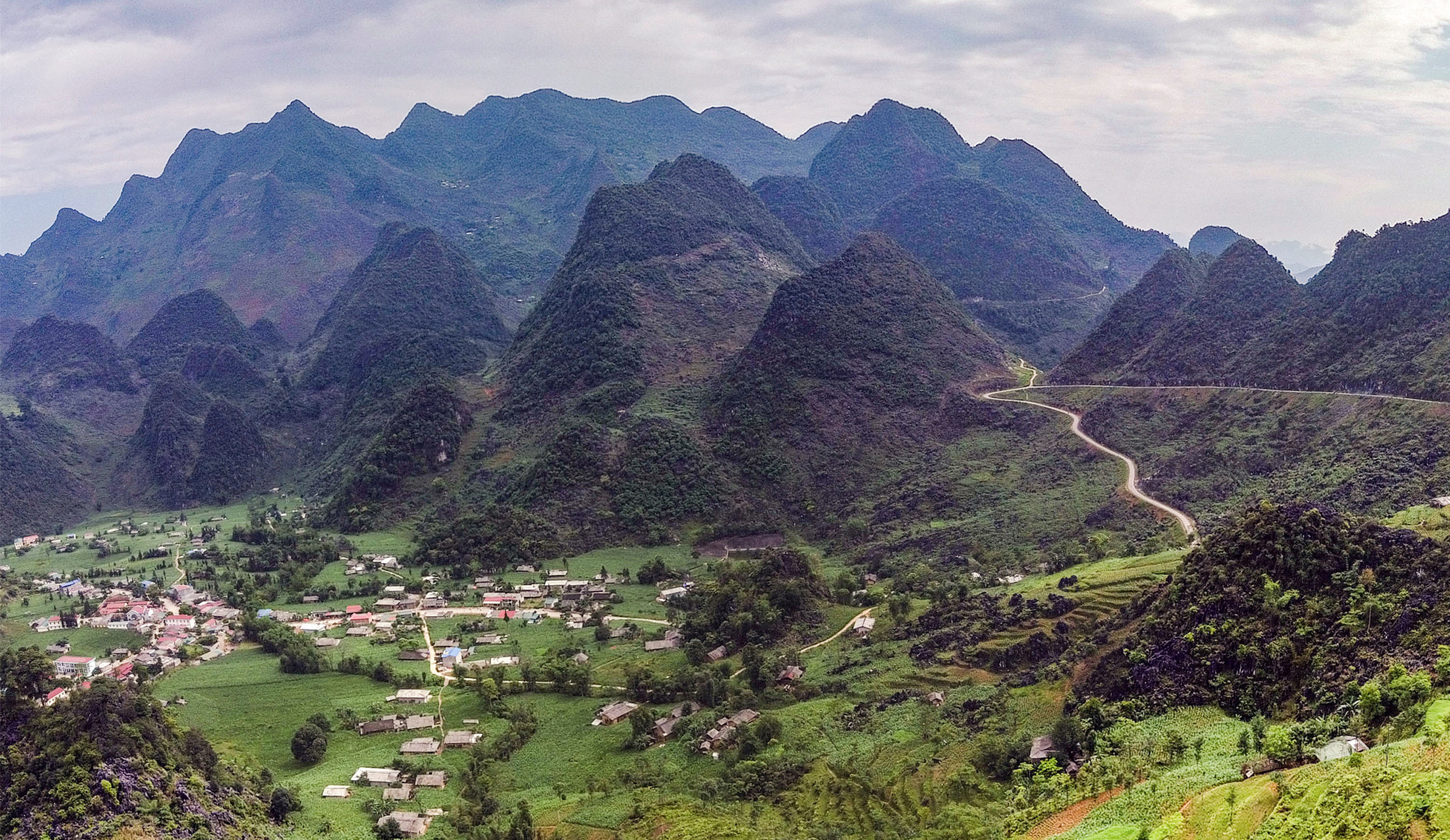 Mountains Near Du Gia