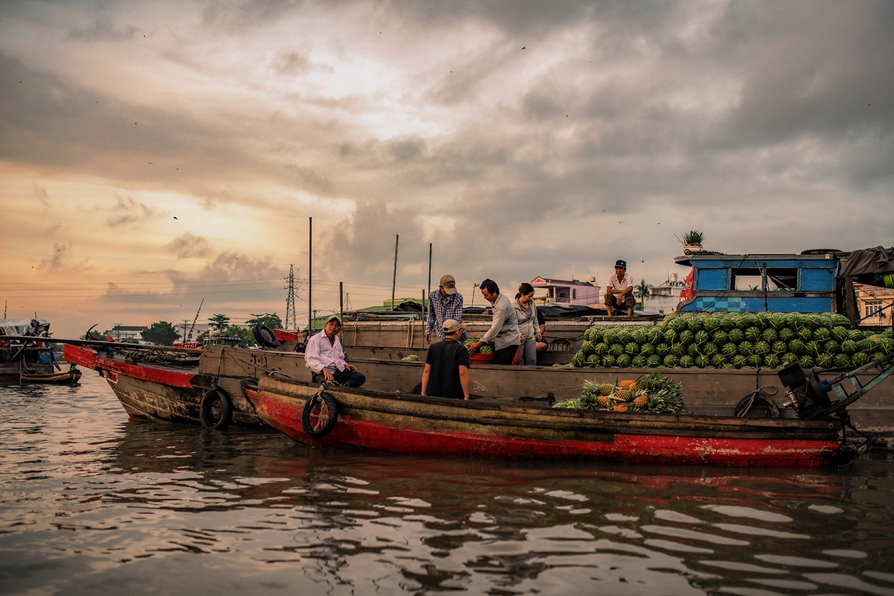 Watermelons on the Mekong