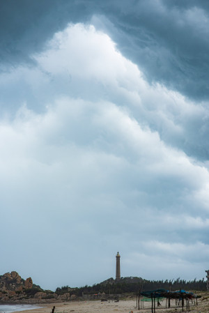 Ke Ga Storm Over Lighthouse