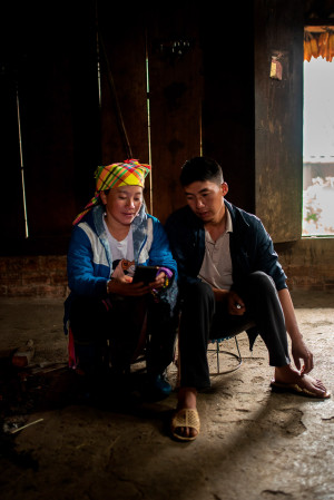Mu Cang Chai couple