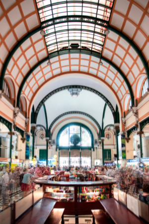 Saigon Post Office multiple exposure