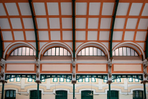 Saigon Post Office windows
