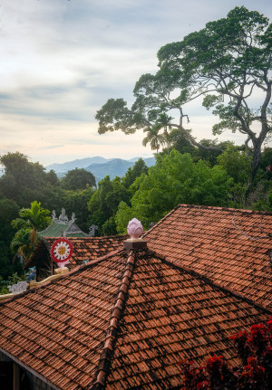 Ta Cu roofs and countryside